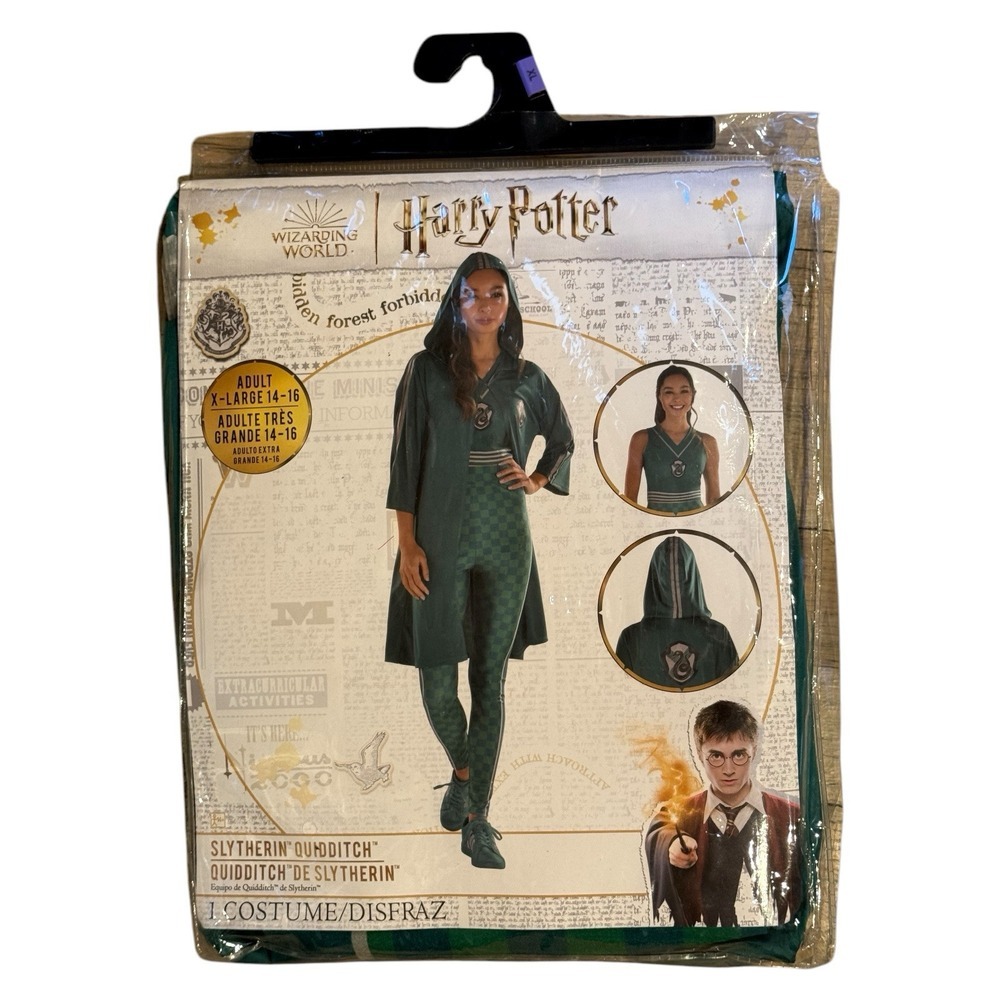 Harry Potter Slytherin‎ Quidditch Costume Size Adult XL